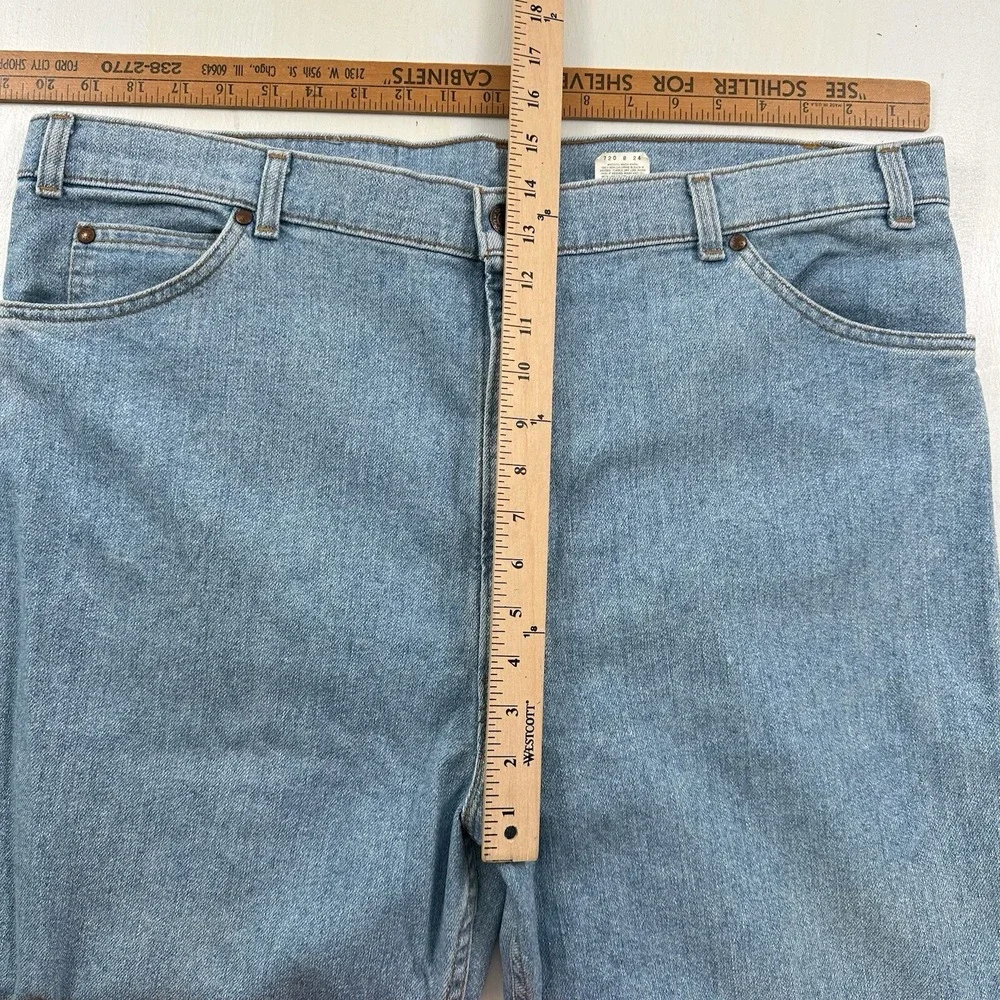 VTG Levi's Men's White Tab Denim Jeans 40x30 Light Wash Relaxed 80s 90s USA Made